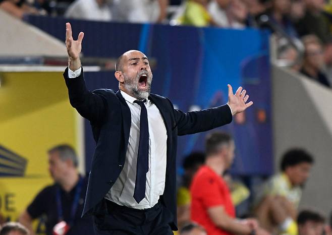 2일, 비야레알전 투도르 유벤투스감독. 로이터연합뉴스