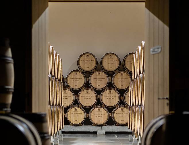 에두아르 들로네 셀러 전경. 홈페이지