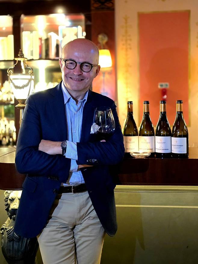 한국을 찾은 5대손 로랑 들로네. 최현태 기자