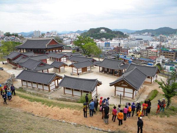 통제영 전경.