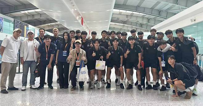 ▲ 경일대학교 KIU스포츠단 축구부가 중국 대련에서 열린 제3회 국제대학스포츠연맹(FISU) 세계대학축구월드컵에서 최종 7위를 차지하는 성과를 거뒀다. 경일대.