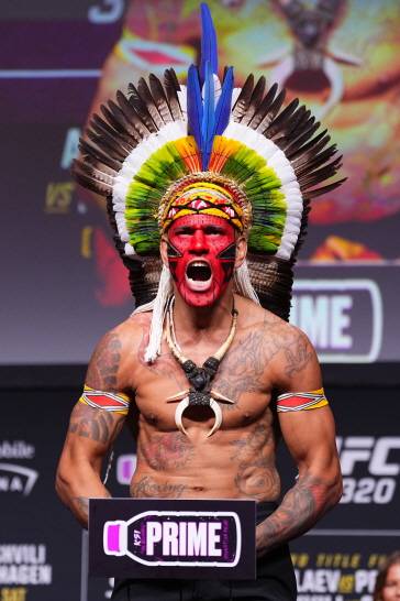 알렉스 페레이라 계체. 사진=UFC