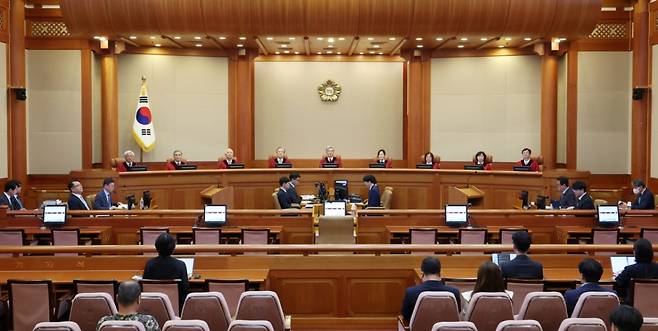 서울 종로구 헌법재판소 대심판정 /사진=뉴시스