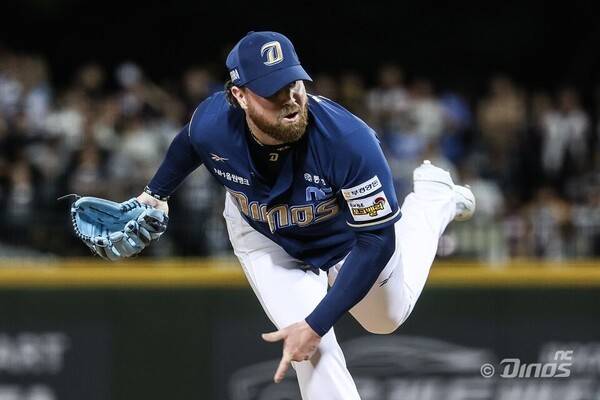 NC 다이노스 투수 로건. /사진=NC 다이노스