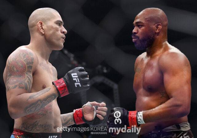 페레이라(왼쪽)와 존 존스. /게티이미지코리아