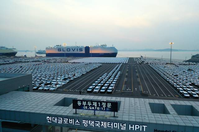 현대글로비스 평택국제터미널. 현대글로비스 제공