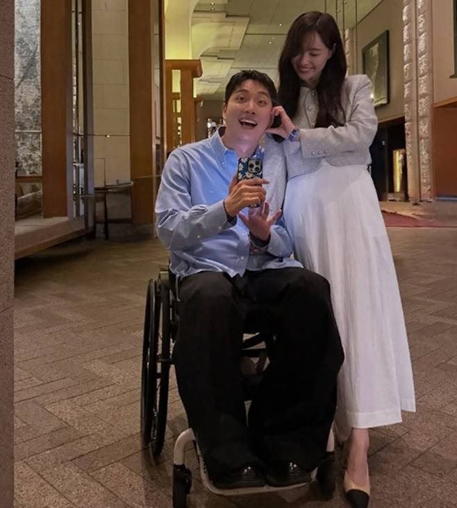 송지은과 박위. 사진ㅣ박위SNS