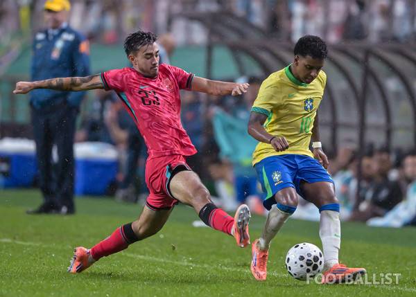 옌스 카스트로프(왼쪽, 남자 축구대표팀), 호드리구(브라질). 서형권 기자