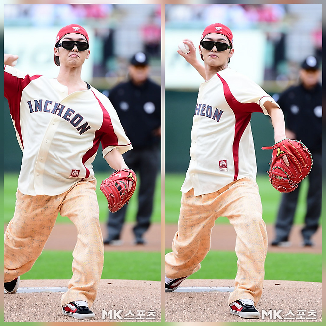 최현욱이 어린이 시타자를 향한 ‘위험한 시구’ 논란에 대해 공식 사과했다. 사진=김영구 기자