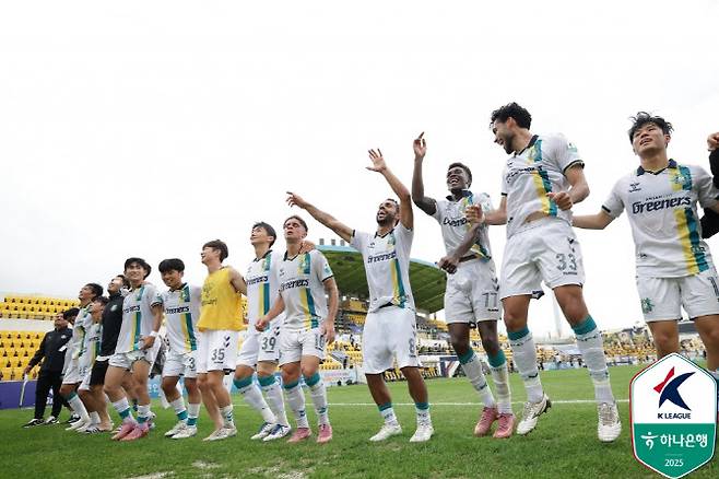 안산 그리너스. 사진=한국프로축구연맹