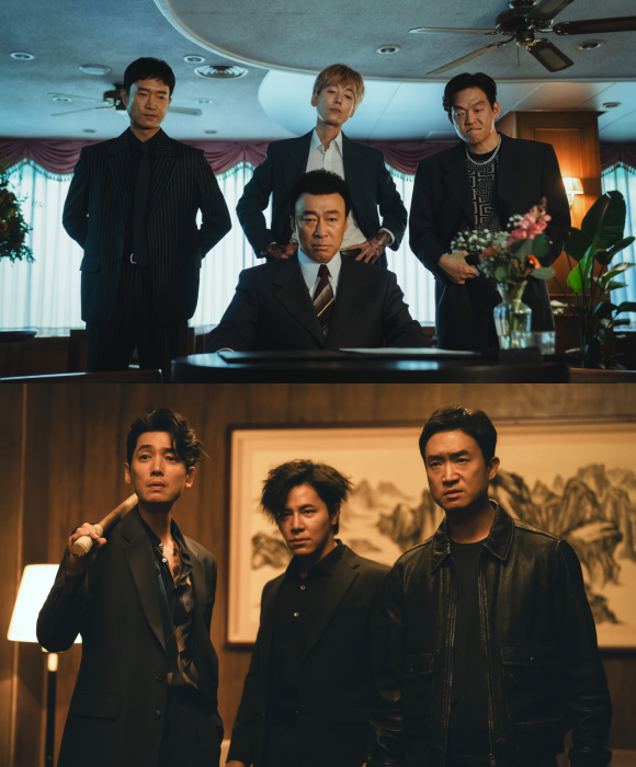 정경호는 "'보스'로 조우진과 박지환을 얻었다"고 남다른 애정을 드러냈다. /하이브미디어코프