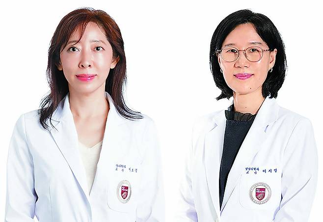 서보경 교수 (책임저자), 이지영 교수 (제1저자). (왼쪽부터)