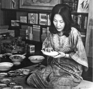 (3) 생전의 천경자 화백.