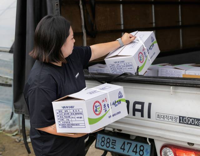 경매가 없는 토요일 외에는 매일 직접 가락시장에 출하하고 있다.