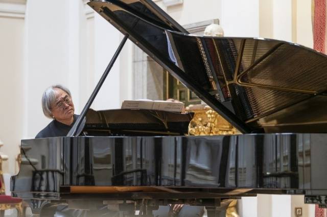 산 페르난도 왕립 미술아카데미 콘서트홀에서 열린 백건우 독주회 ⓒkocis