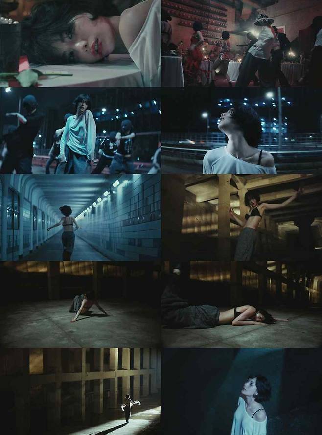 〈사진설명 : 나나(NANA) The 1st Album ‘Seventh Heaven 16’ 수록곡 ’DAYLIGHT’ 뮤직비디오 캡처. (사진 제공:써브라임)〉