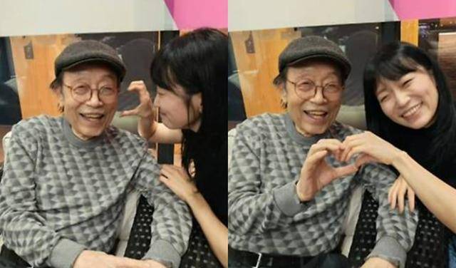 원로배우 신구의 근황이 공개됐다. 김슬기 SNS