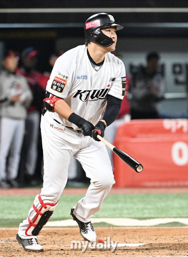KT 위즈 시절 오재일./KT 위즈