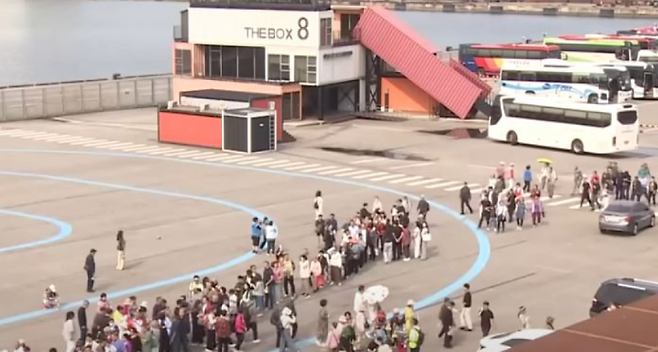 무비자 입국 중국 관광객.