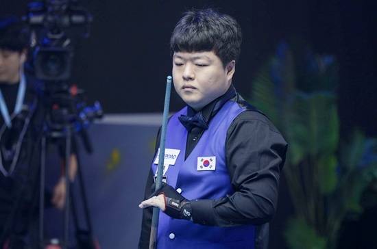 ‘세계1위’ 조명우가 앤트워프세계3쿠션선수권 16강전서 제레미 뷰리를 꺾고 한국선수 중 유일하게 8강에 올랐다. 반면 허정한과 이범열은 아쉽게 고배를 마셨다. (사진=SOOP)