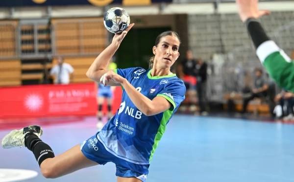 사진 EHF 여자 핸드볼 유로 2026 블로베니아와 벨기에의 경기 모습, 사진 출처=슬로베니아핸드볼협회