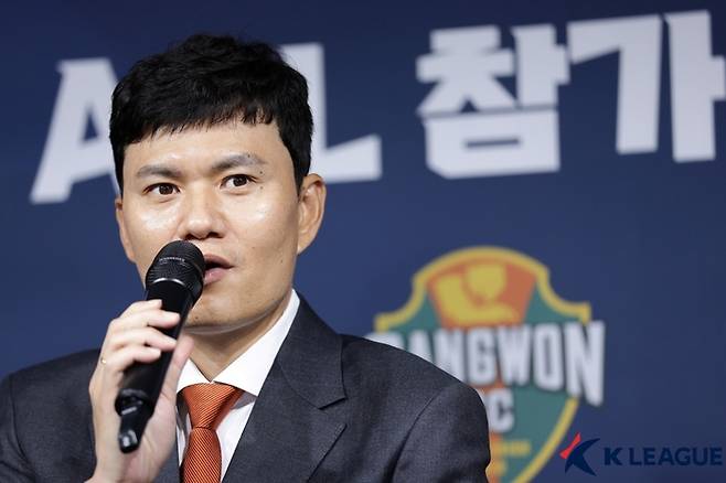 강원 정경호 감독. 제공 | 한국프로축구연맹