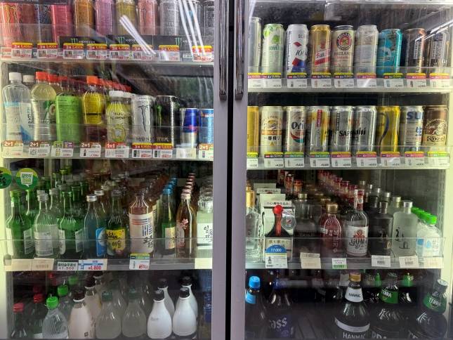 편의점 주류 매대./사진=윤서영 기자 sy@