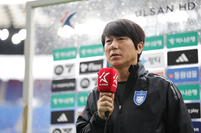 울산문수축구경기장/ K리그1/ 울산HDFC vs 광주FC/ 울산 노상래 감독대행/ 방송사 사전 인터뷰/ 사진 김정수