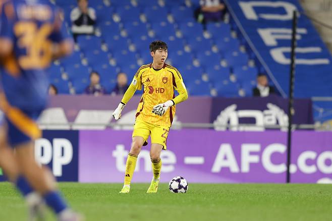 울산문수축구경기장/ 2025-2026 AFC 챔피언스리그 엘리트/ ACLE/ 리그스테이지 3차전/ 울산HDFC vs 산프레체히로시마/ 울산 문정인/ 사진 김정수
