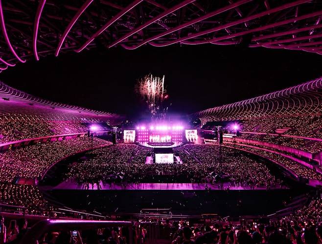 18~19일 대만 가오슝에서 열린 블랙핑크 콘서트. / 천치마이 가오슝 시장 페이스북