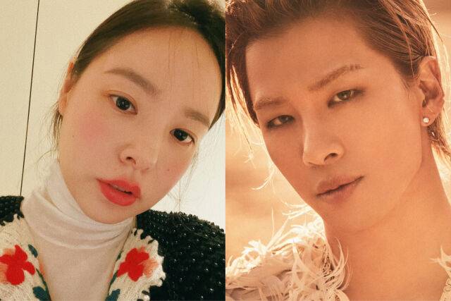 민효린과 태양./민효린 인스타그램, 더블랙레이블(태양)