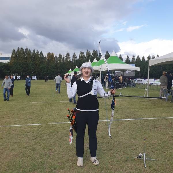 22일 열린 제106회 전국체전 양궁 여일부 개인전에 출전한 장민희(인천시청)가 금메달을 땄다. 2025.10.22/인천시체육회 제공