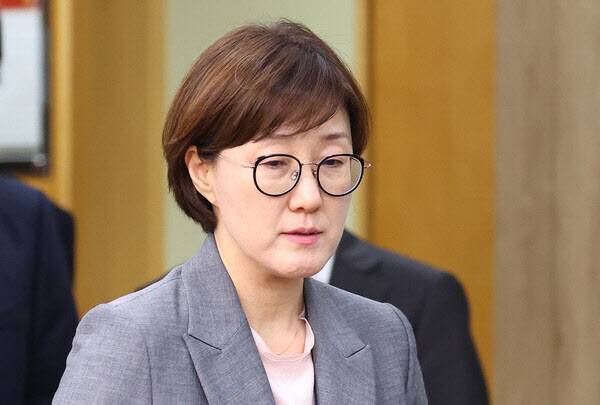 수석보좌관회의 참석하는 김현지 제1부속실장. (사진=연합뉴스)