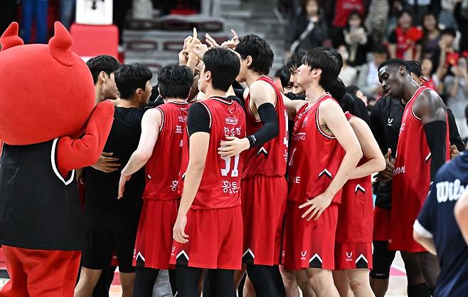 프로농구 3연승을 기록한 정관장. (KBL 제공)