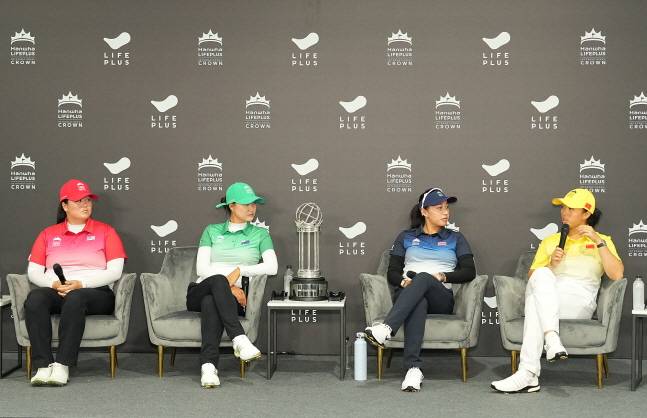 왼쪽부터 에인절 인(미국), 이민지(호주), 지노 티티쿨(태국), 루오닝 인(중국). /사진=LPGA 투어 제공