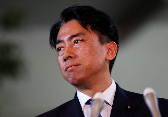 고이즈미 신지로 일본 방위상. 로이터연합뉴스