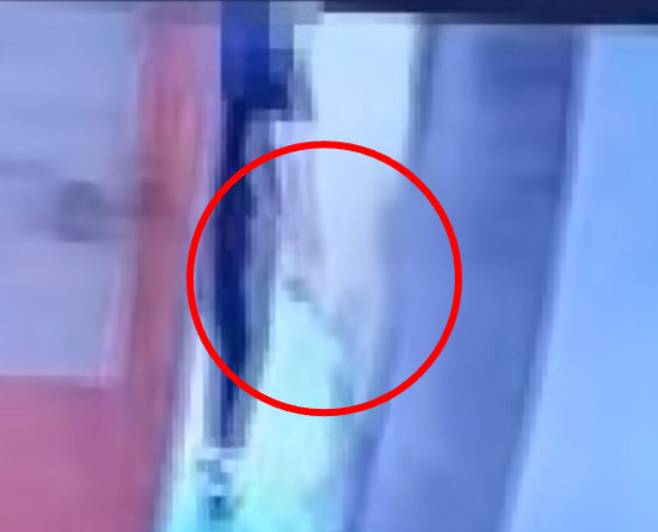 남학생이 A양 손을 붙잡아 끄는 장면. /사진=JTBC '사건반장'