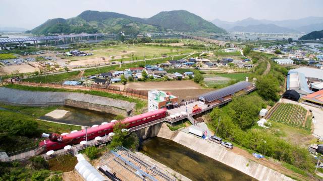 김해 ‘낙동강레일파크’ 전경.