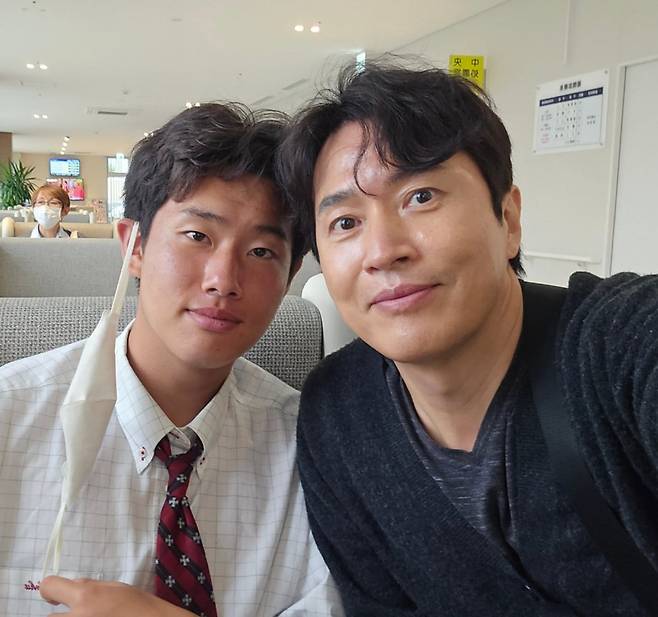 김도윤 군(왼쪽), 김정민 / 사진=김정민 인스타그램