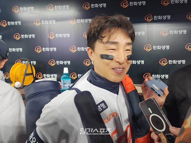 손아섭이 24일 플레이오프 5차전 한화 이글스 승리에 기여하며 데뷔 처음으로 한국시리즈 무대를 밟게 됐다. IS포토