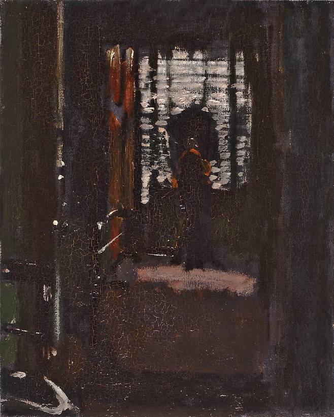 월터 시콧, 잭 더 리퍼의 침실, 1907년경, 캔버스에 유채, 50.8x40.7cm, 맨체스터 아트 갤러리
