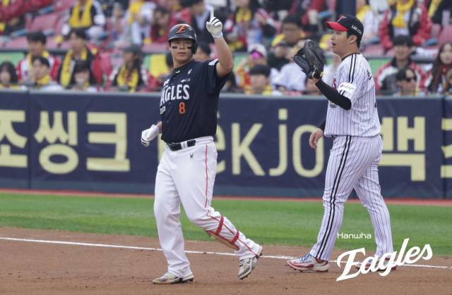 26일 한국시리즈 1차전 노시환. 한화이글스 제공