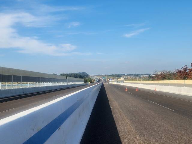 24일 새만금~전주 고속도로 현장. /사진=이준서 기자