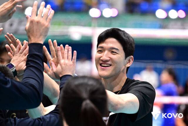 대한항공의 새 캡틴을 맡은 정지석./KOVO