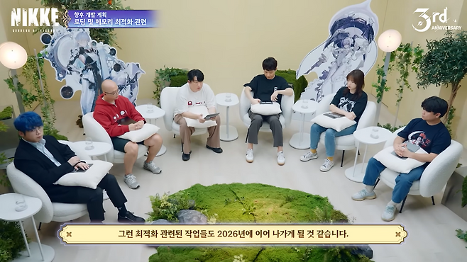 '승리의 여신: 니케' 개발팀은 2026년까지 용량과 메모리 관리 등 최적화 관련 작업을 추진한다(출처='승리의 여신: 니케' 유튜브).