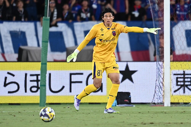 J리그 FC 도쿄 골키퍼 김승규. 구단 홈페이지 캡처