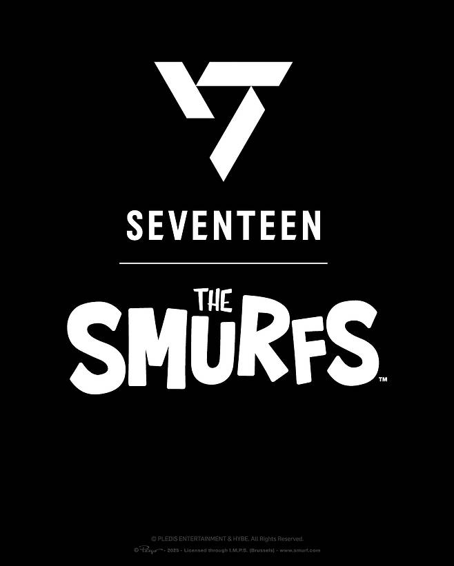 세븐틴, 스머프와 손잡았다