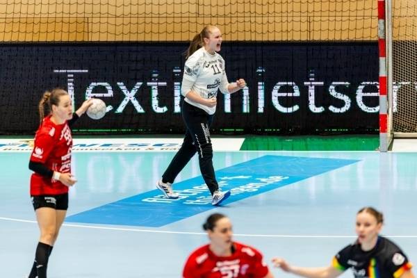 사진 2025/26 시즌 독일 여자 핸드볼 분데스리가 튀링어와 올덴부크르의 경기 모습, 사진 출처=튀링어