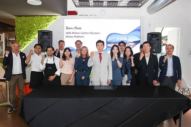 급식지원센터(밀라노플랫폼) 계약 사진 ⓒ대한체육회