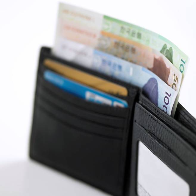 지갑 예시 이미지.